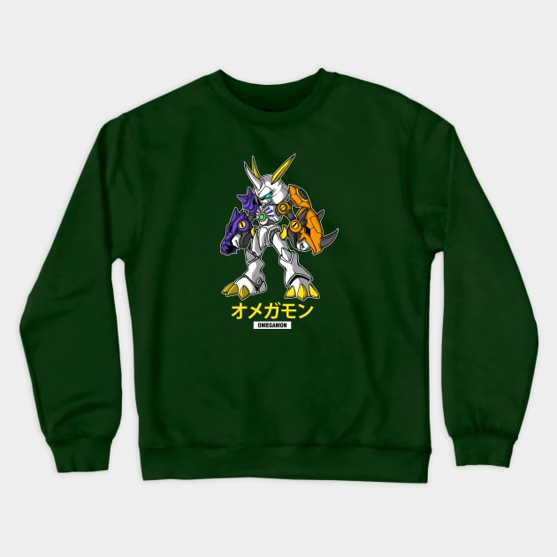 Omegamon Crewneck Sweatshirt by DMD Art Studio